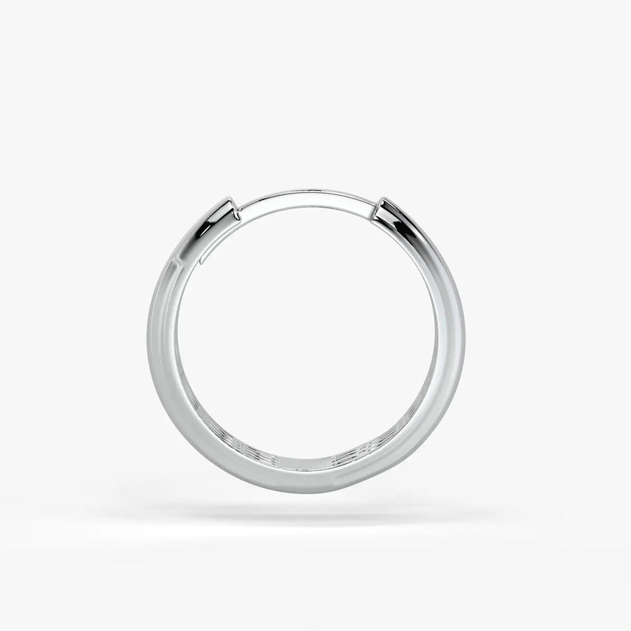 Cymora Dome Hoop Earrings