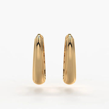 Cymora Dome Hoop Earrings