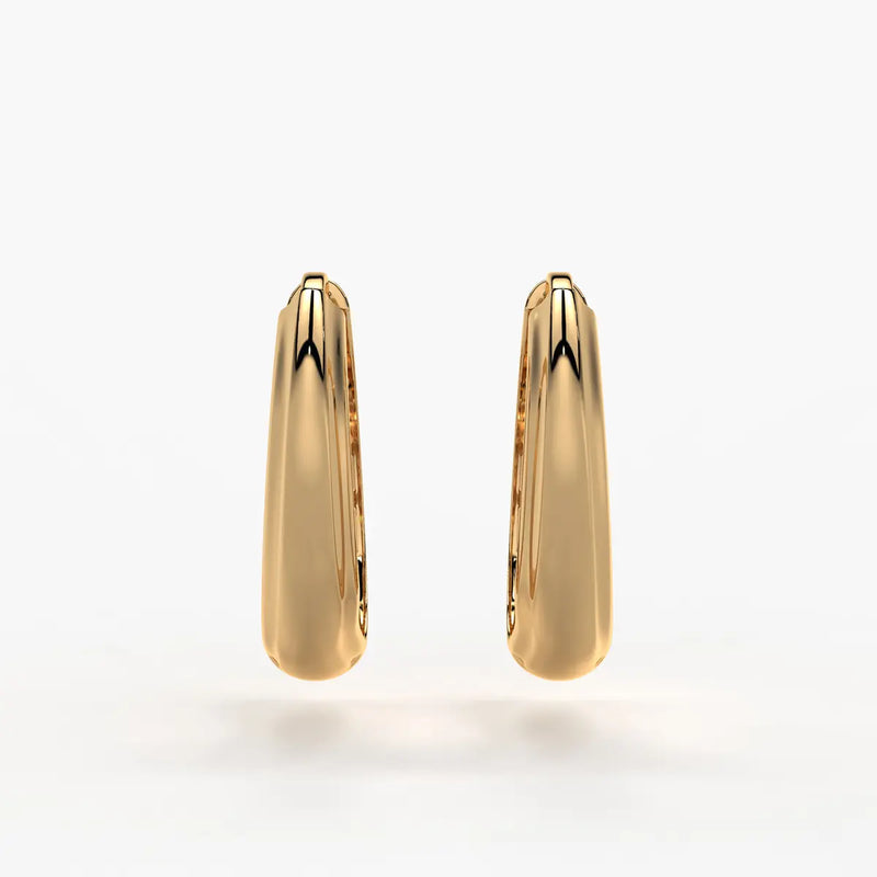 Cymora Dome Hoop Earrings