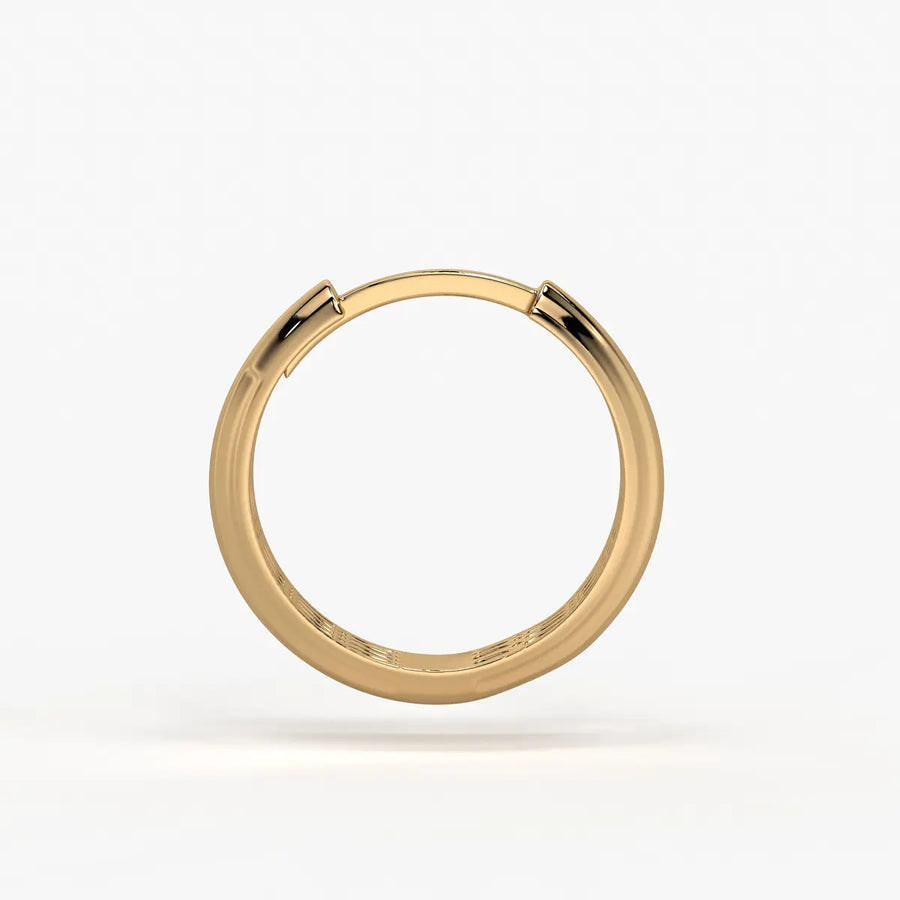 Cymora Dome Hoop Earrings
