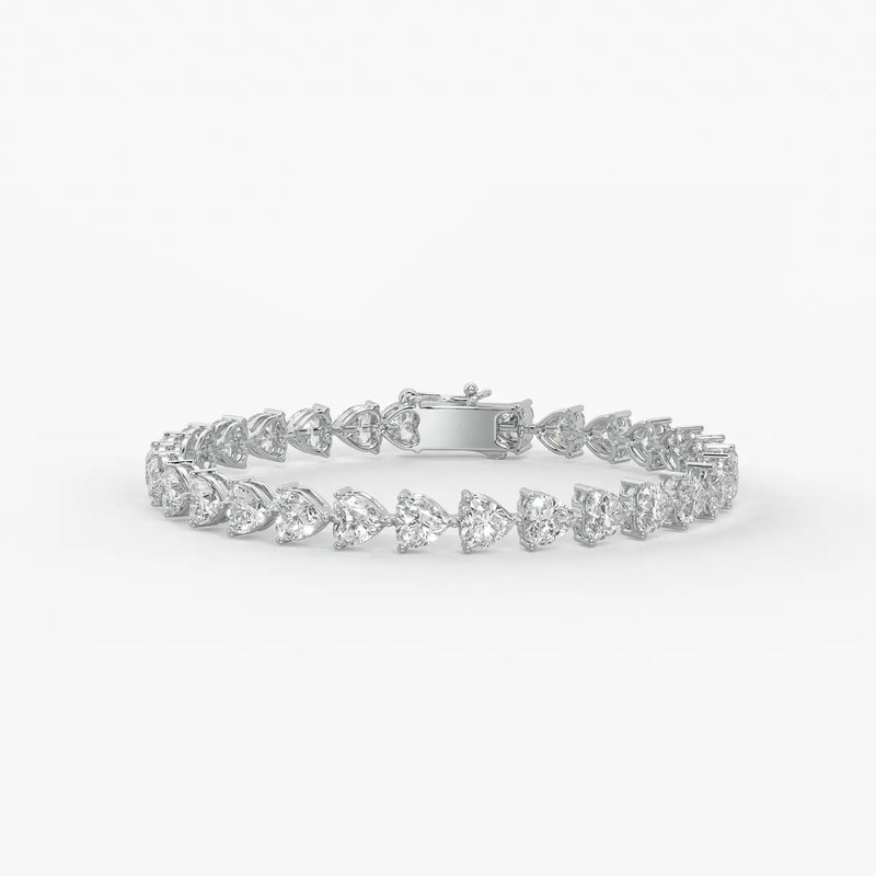 Triselle Heartline Tennis Bracelet