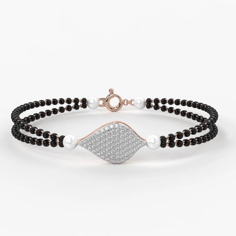 Elysia Dual-Strand Mangalsutra Bracelet