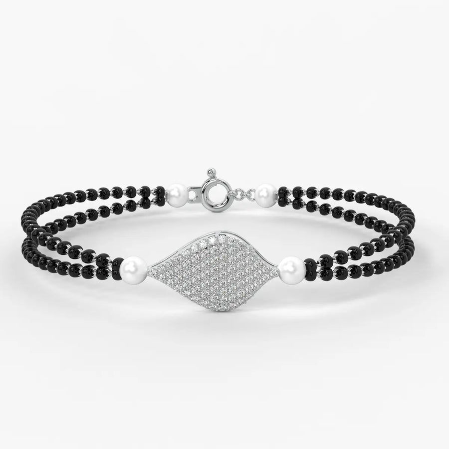 Elysia Dual-Strand Mangalsutra Bracelet