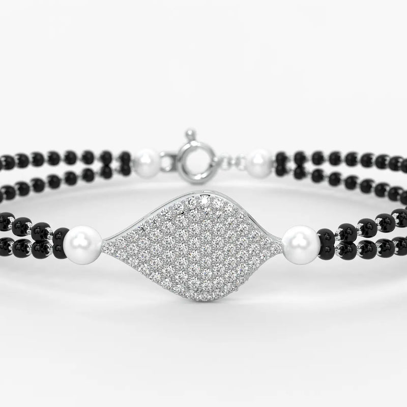 Elysia Dual-Strand Mangalsutra Bracelet