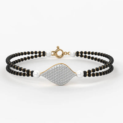 Elysia Dual-Strand Mangalsutra Bracelet
