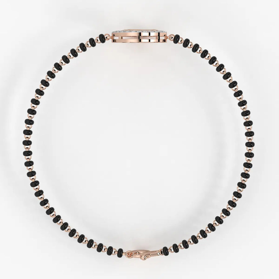 Auspicious Swastik Motif Mangalsutra Bracelet