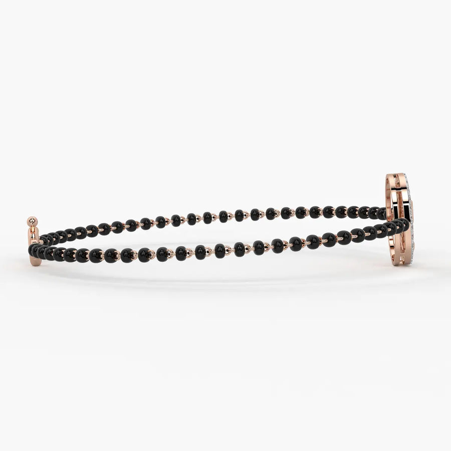 Auspicious Swastik Motif Mangalsutra Bracelet