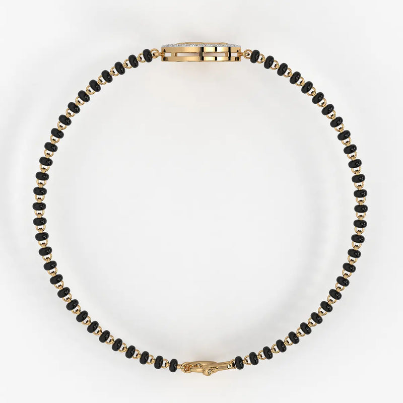 Auspicious Swastik Motif Mangalsutra Bracelet