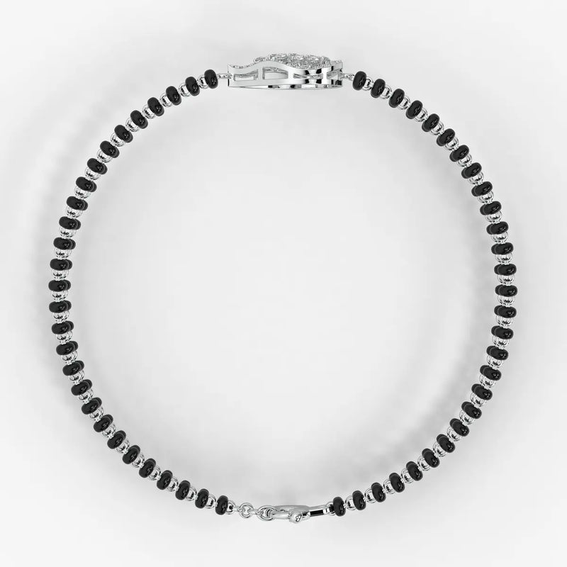 Luxe Oval Charm Mangalsutra Bracelet
