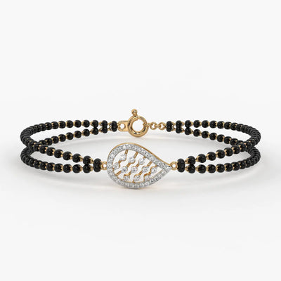 Luxe Oval Charm Mangalsutra Bracelet