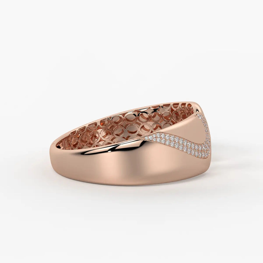 Dual Curve Open Cuff Bracelet