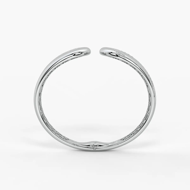 Dual Curve Open Cuff Bracelet