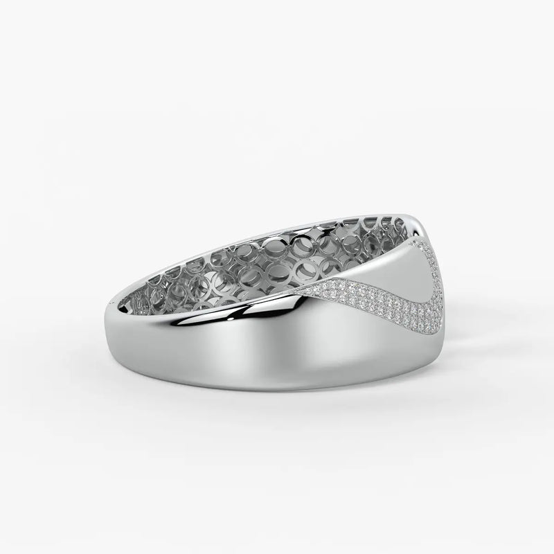 Dual Curve Open Cuff Bracelet