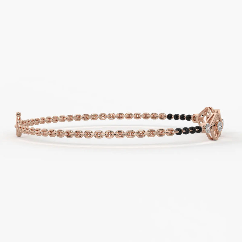 Milano-inspired Diamond Mangalsutra Bracelet