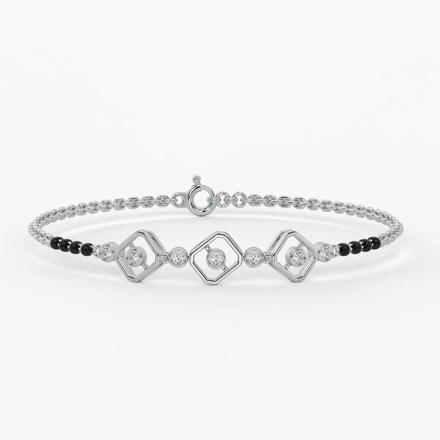 Milano-inspired Diamond Mangalsutra Bracelet