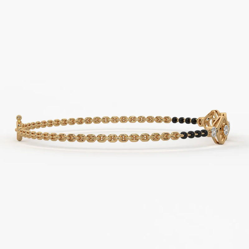 Milano-inspired Diamond Mangalsutra Bracelet