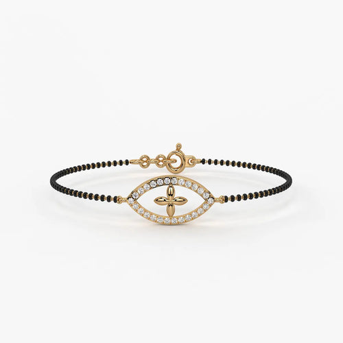 Evil Eye Motif Mangalsutra Bracelet