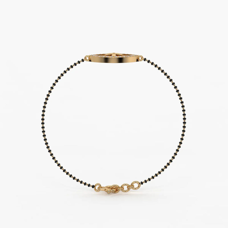 Evil Eye Motif Mangalsutra Bracelet