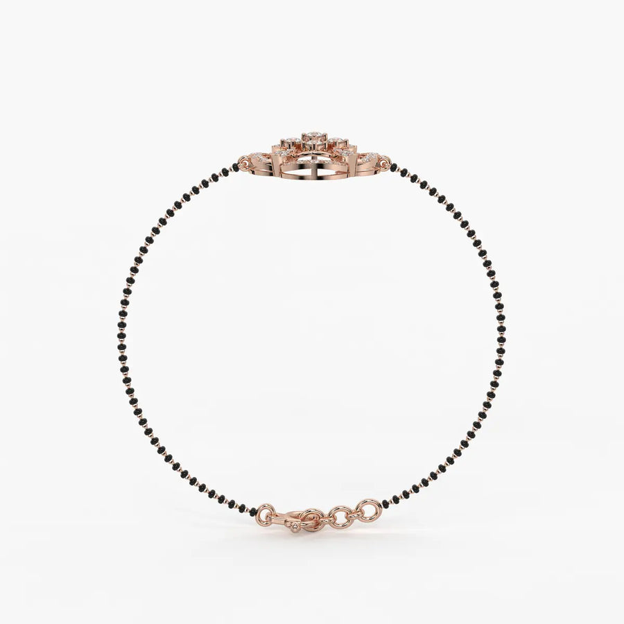 Bloom Flower Mangalsutra Bracelet