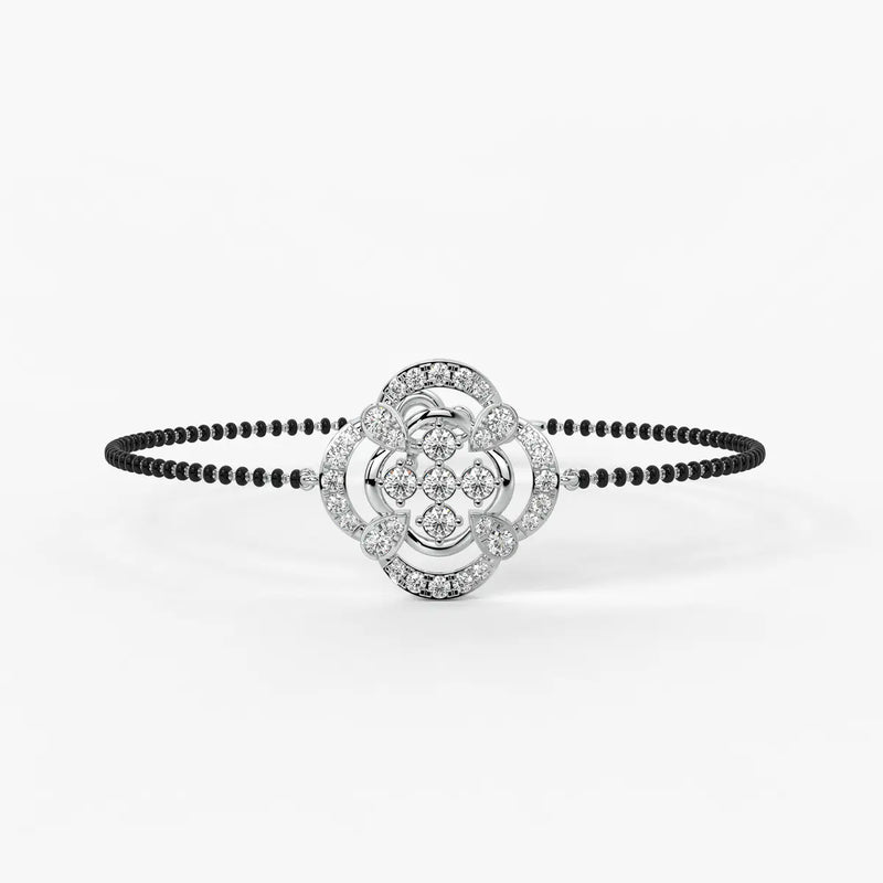 Bloom Flower Mangalsutra Bracelet