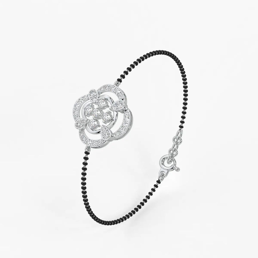 Bloom Flower Mangalsutra Bracelet