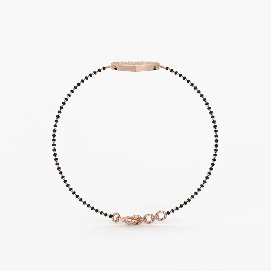 Radiant Heart Mangalsutra Bracelet