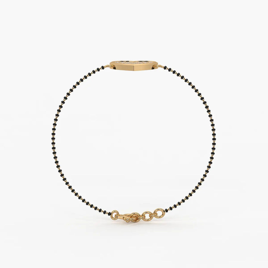 Radiant Heart Mangalsutra Bracelet