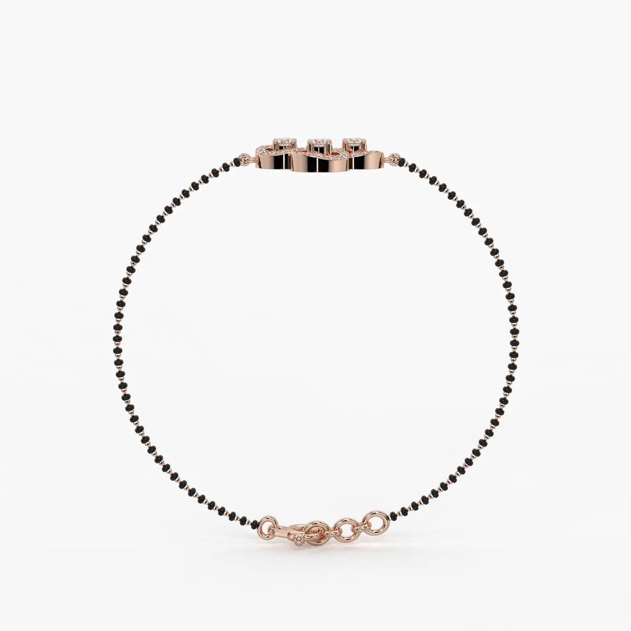 Trinity Circle Mangalsutra Bracelet
