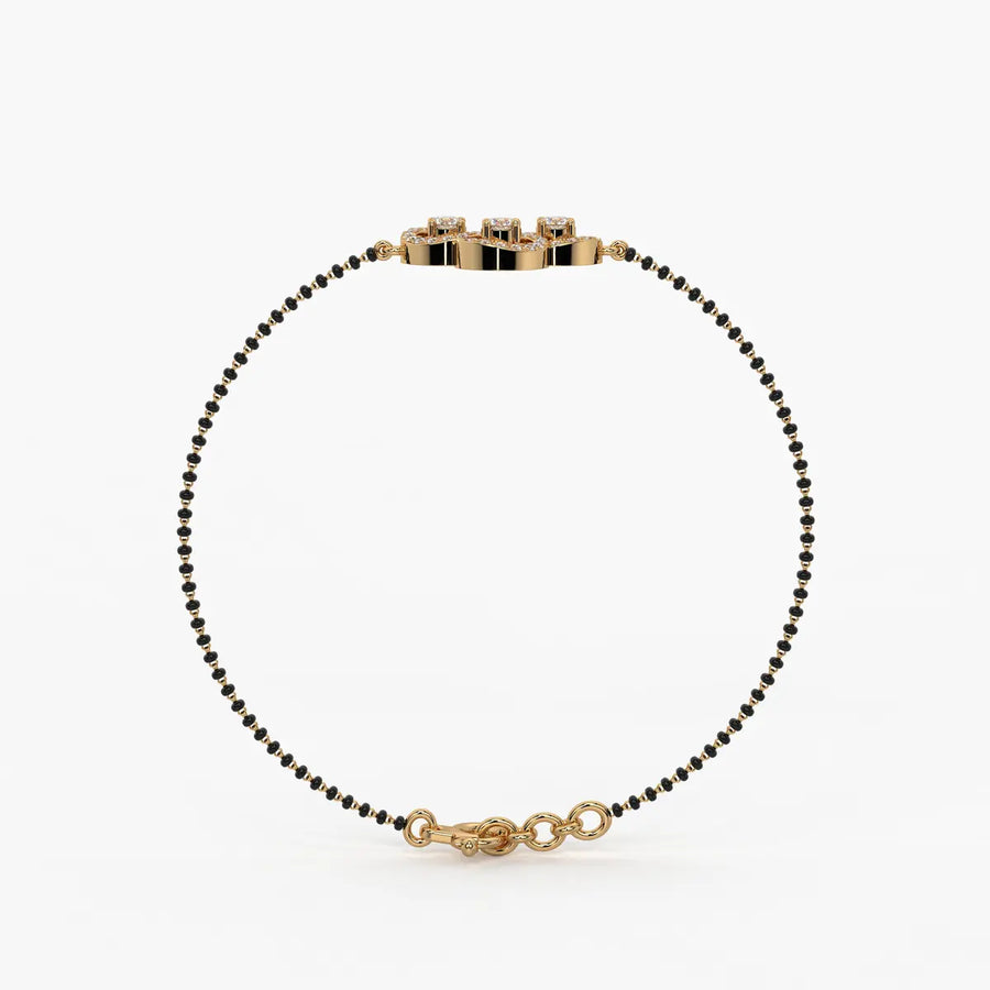 Trinity Circle Mangalsutra Bracelet