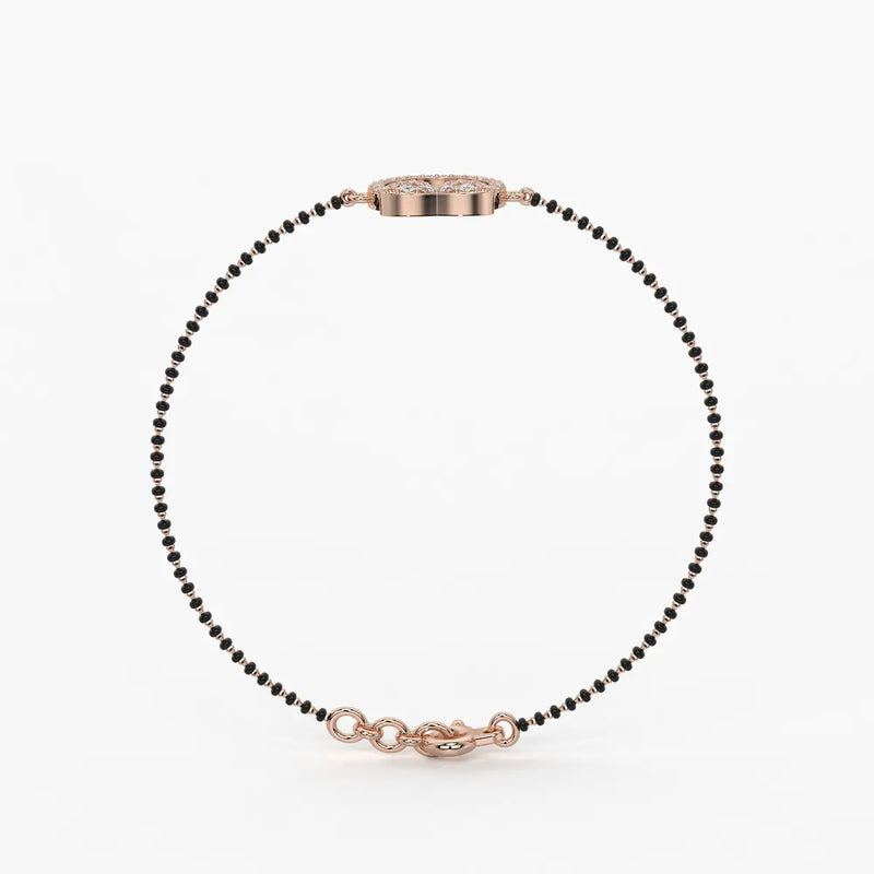 Floral Halo Mangalsutra Bracelet