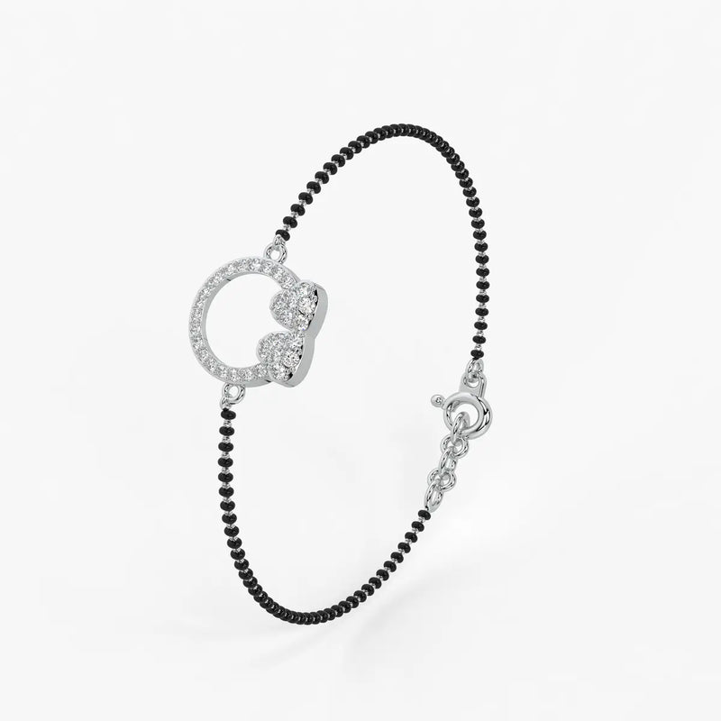 Floral Halo Mangalsutra Bracelet