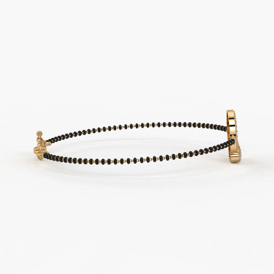 Floral Halo Mangalsutra Bracelet