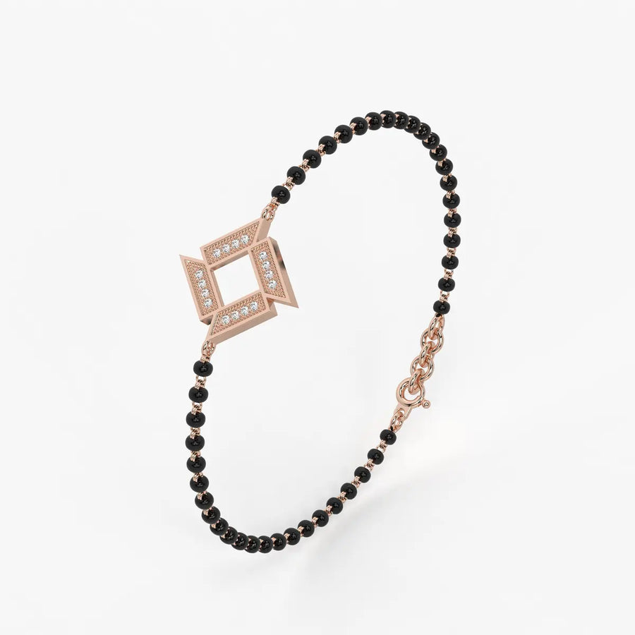 Square Frame Mangalsutra Bracelet
