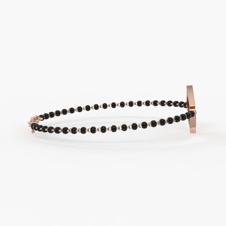 Square Frame Mangalsutra Bracelet