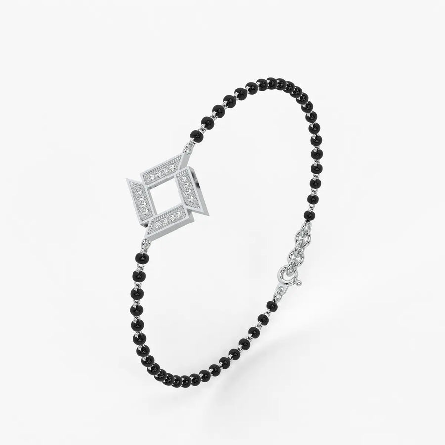 Square Frame Mangalsutra Bracelet
