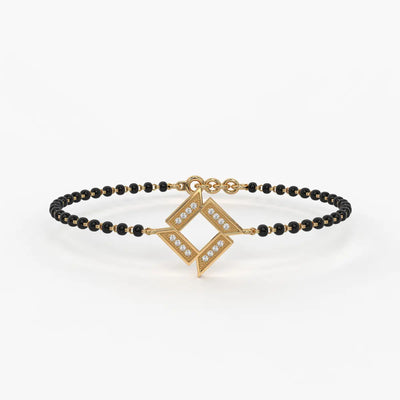 Square Frame Mangalsutra Bracelet