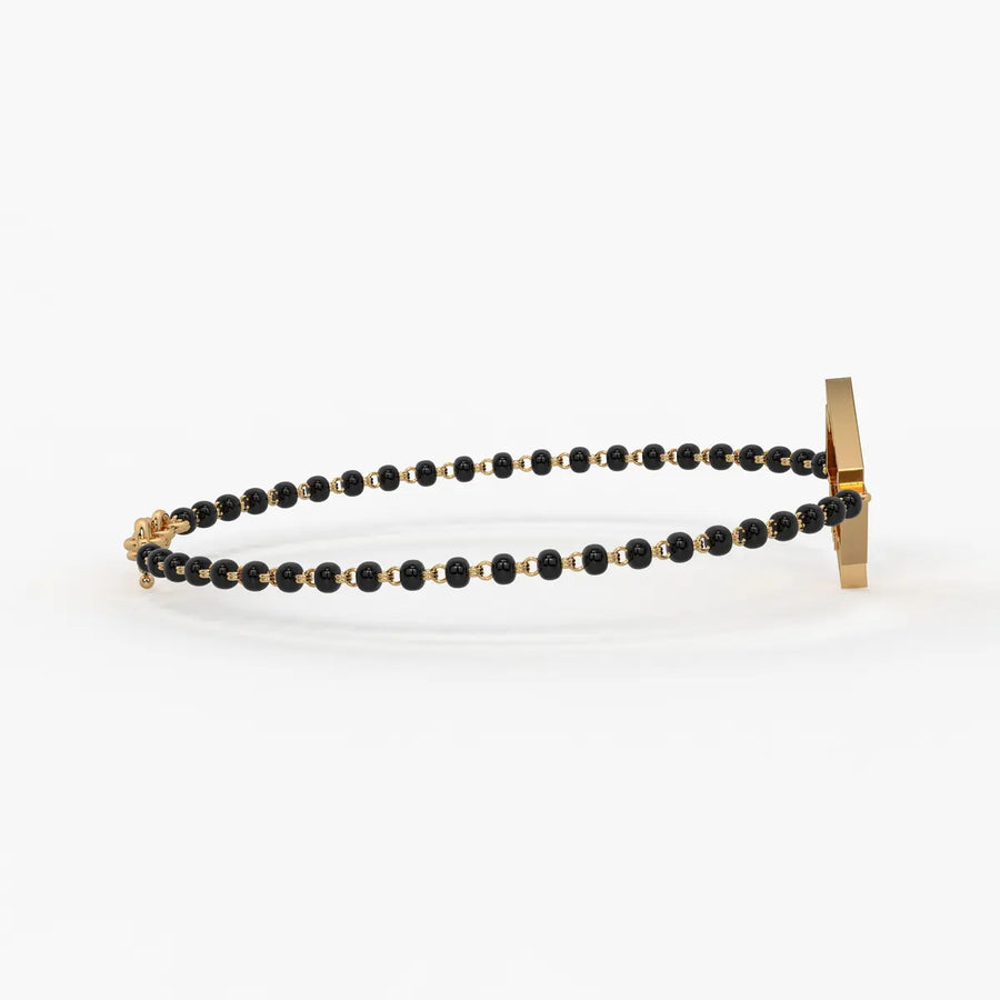 Square Frame Mangalsutra Bracelet