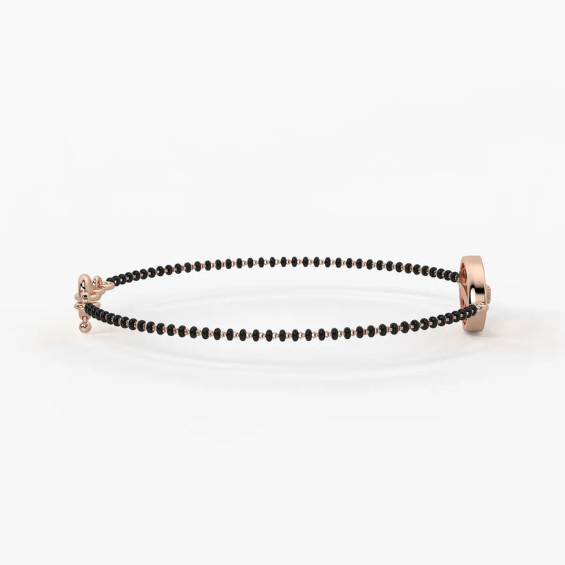 Leaf Drop Mangalsutra Bracelet