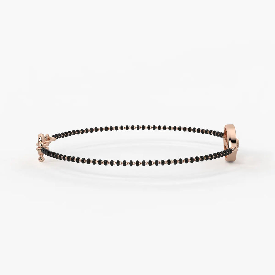 Leaf Drop Mangalsutra Bracelet