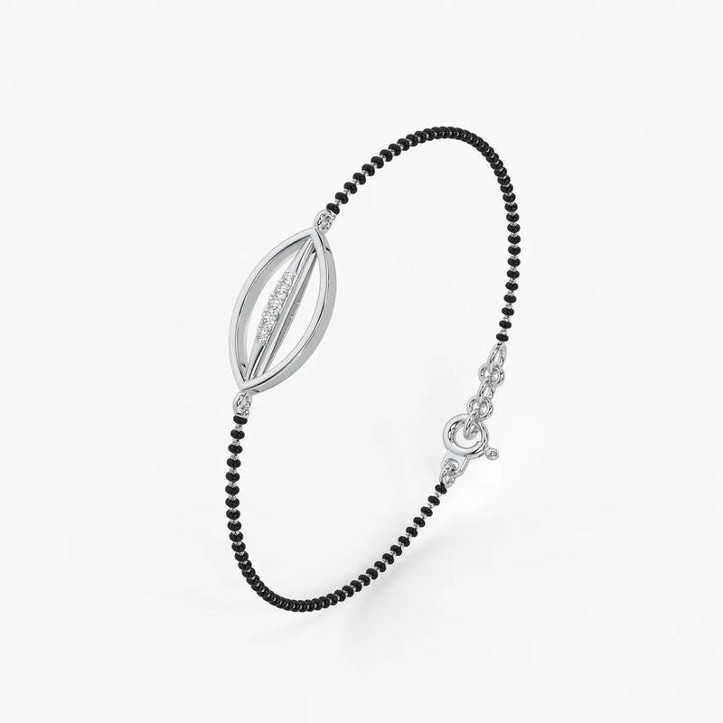 Leaf Drop Mangalsutra Bracelet