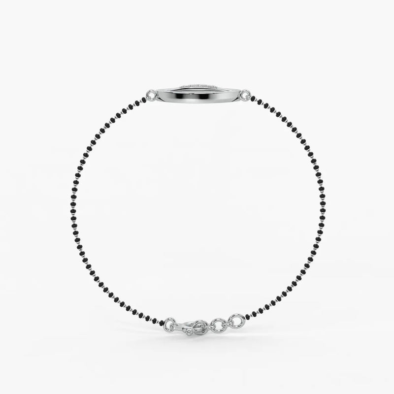 Leaf Drop Mangalsutra Bracelet