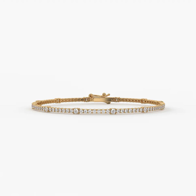 Aurevyn Diamond Silque Tennis Bracelet