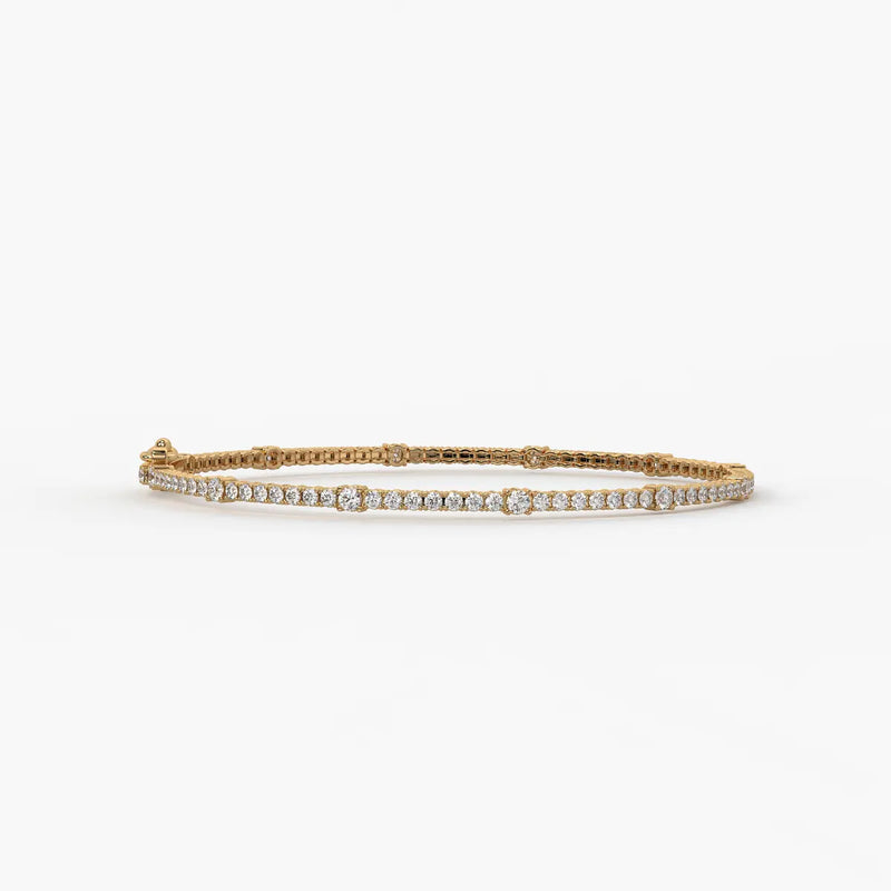 Aurevyn Diamond Silque Tennis Bracelet