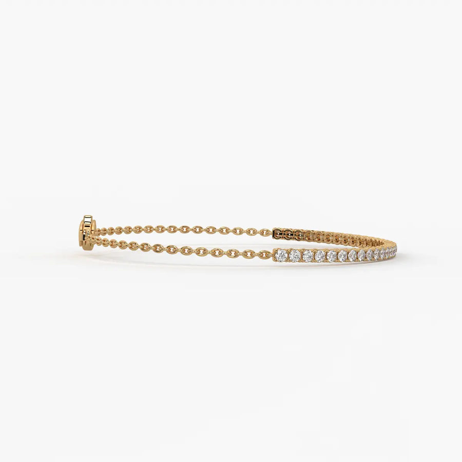Serelune Diamond Flexi Tennis Bracelet