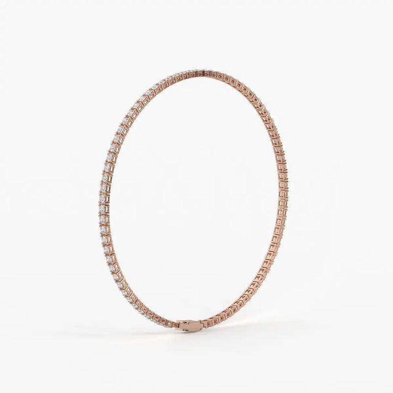 Velnora Diamond Streamline Tennis Bracelet