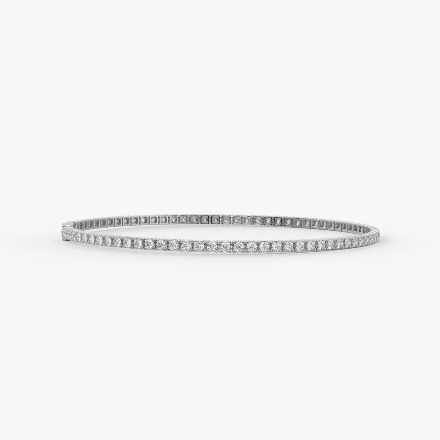 Velnora Diamond Streamline Tennis Bracelet