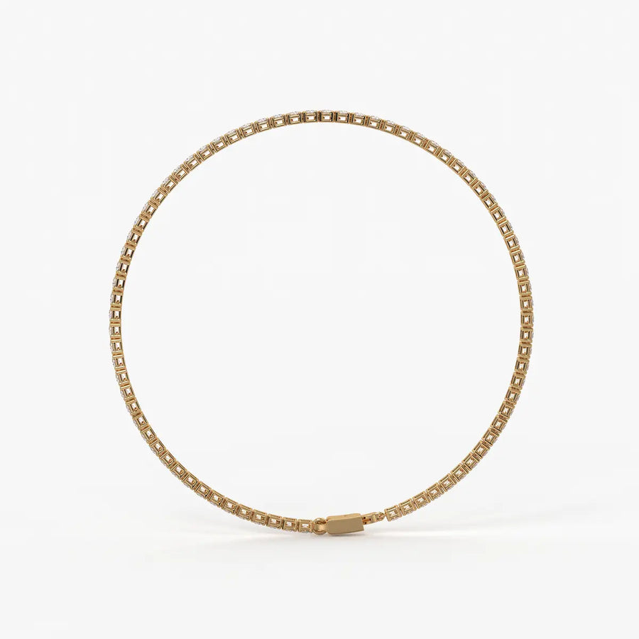 Velnora Diamond Streamline Tennis Bracelet