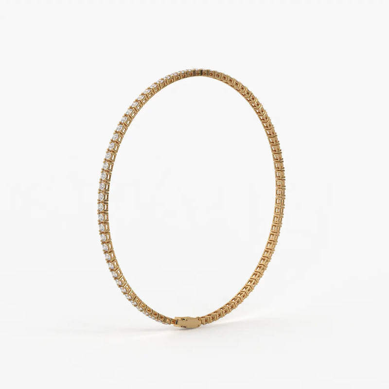 Velnora Diamond Streamline Tennis Bracelet