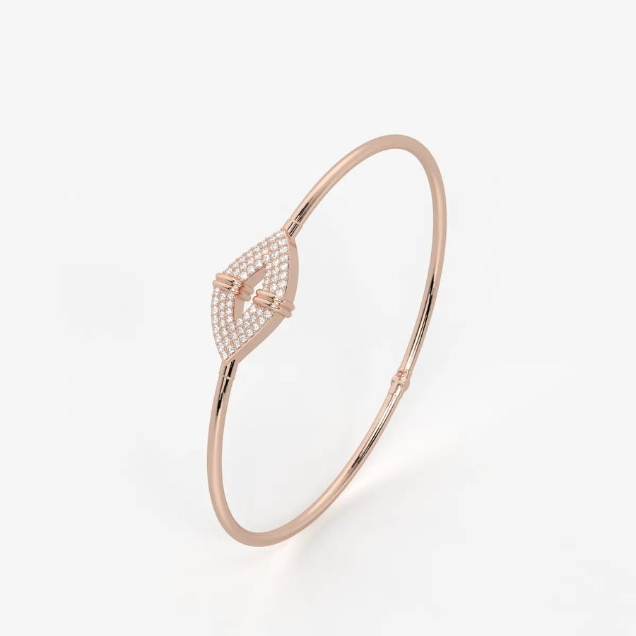 Arrow Pavé Bangle Bracelet