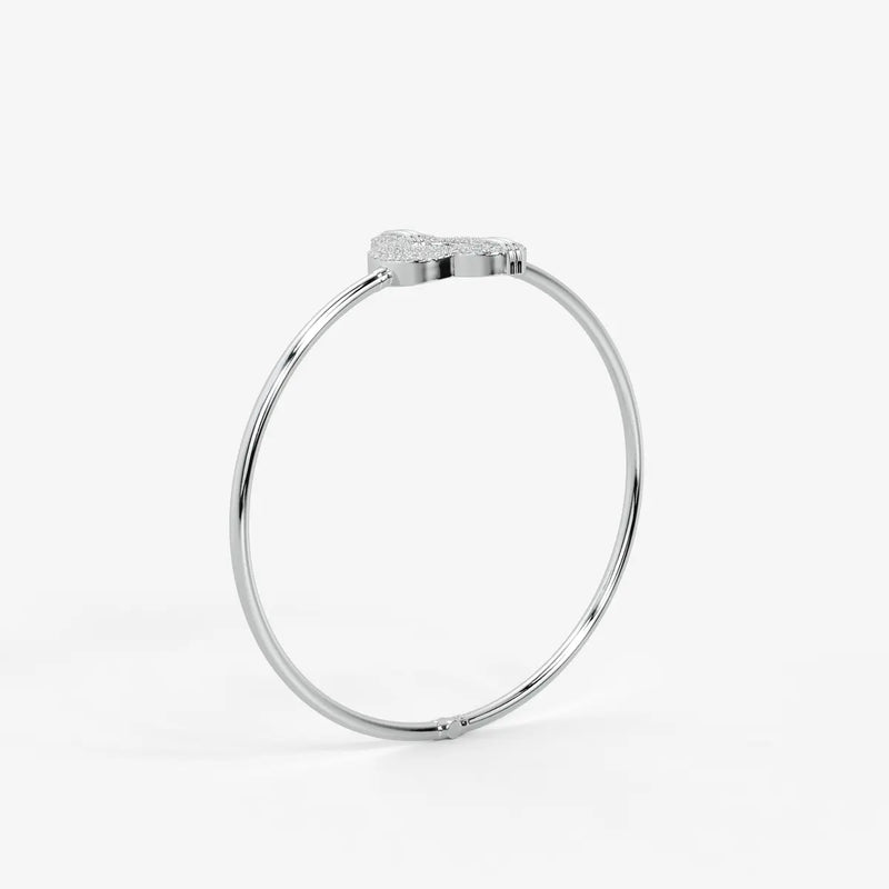 Bloom Halo Bangle Bracelet